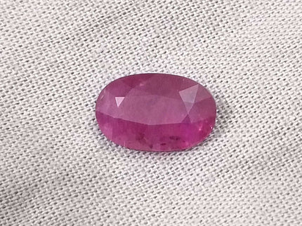 Certified 2.38ct Natural Untreated Ruby.