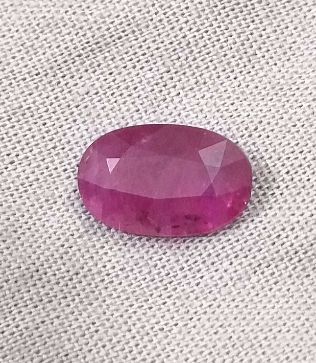Certified 2.38ct Natural Untreated Ruby.