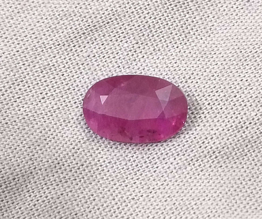 Certified 2.38ct Natural Untreated Ruby.