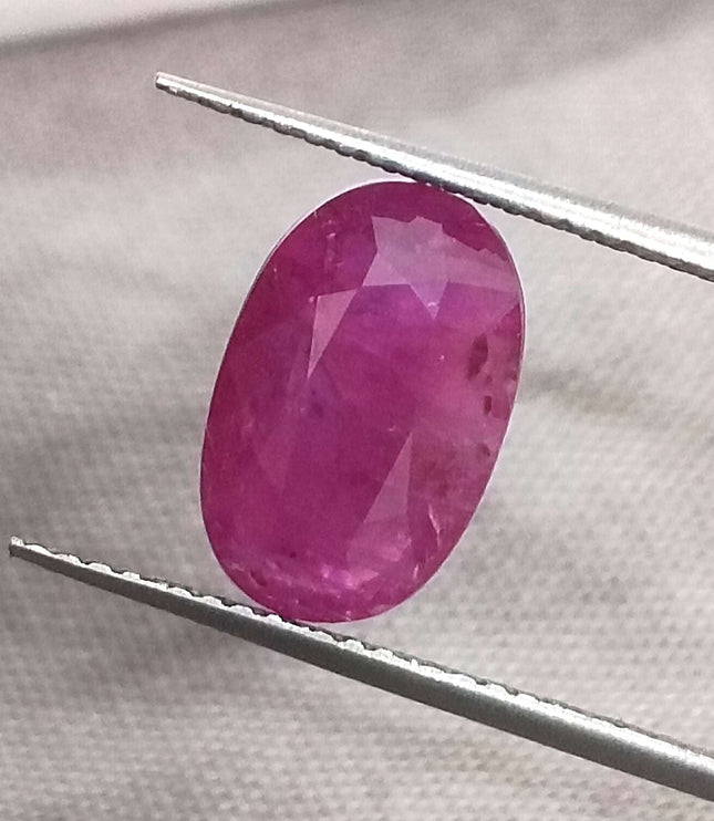 Certified 2.38ct Natural Untreated Ruby.