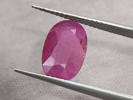 Certified 2.38ct Natural Untreated Ruby.