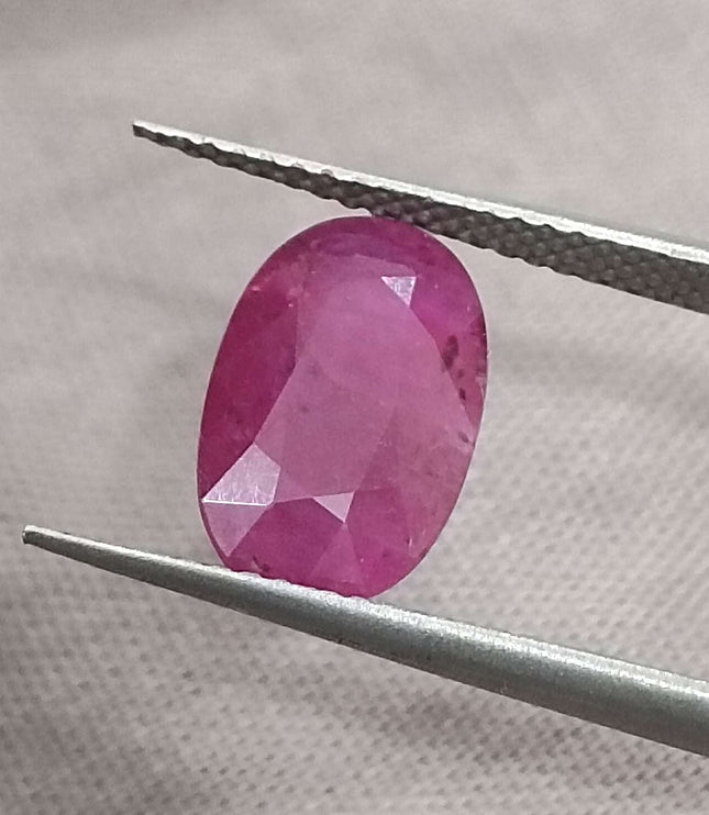 Certified 2.38ct Natural Untreated Ruby.