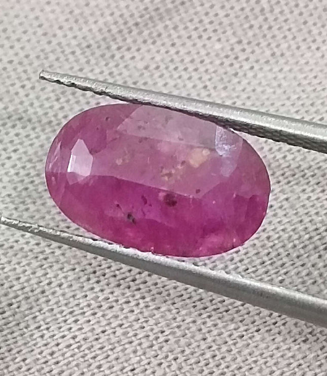 Certified 2.38ct Natural Untreated Ruby.