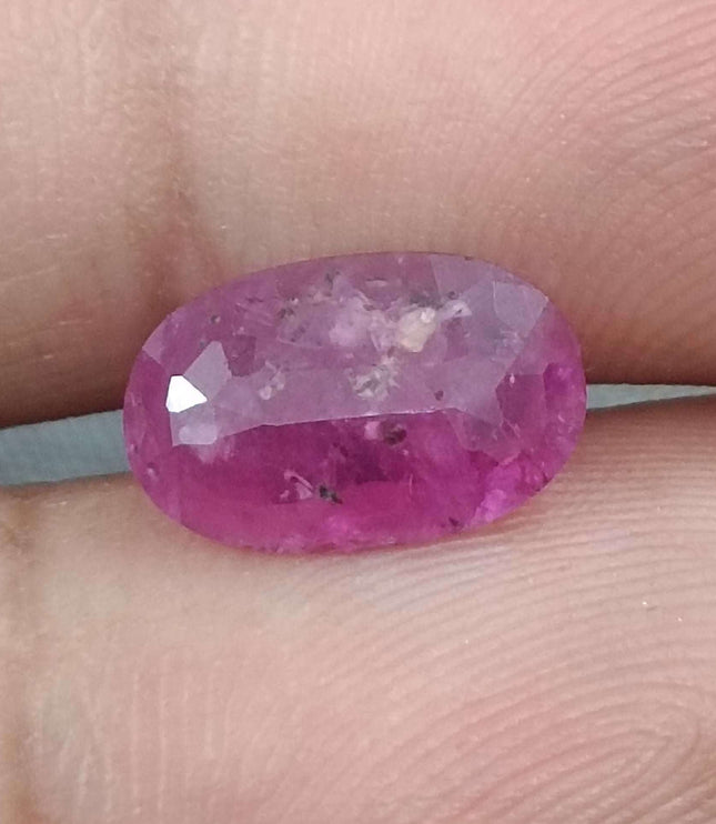Certified 2.38ct Natural Untreated Ruby.