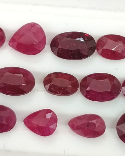 10.70ct Ruby Parcel, Natural Untreated Gemstones