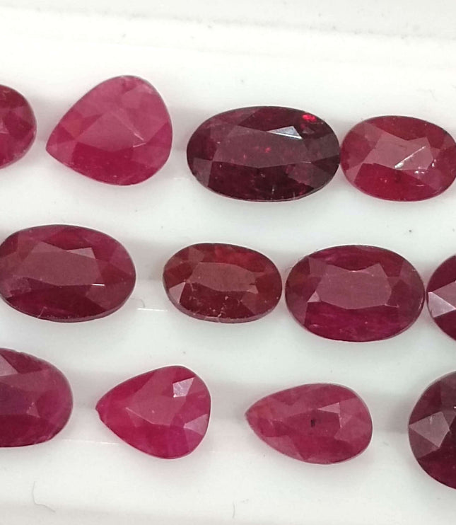 10.70ct Natural Untreated Ruby Parcel.