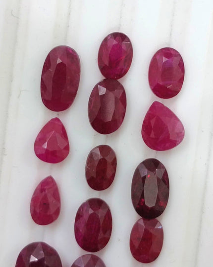 10.70ct Ruby Parcel, Natural Untreated Gemstones