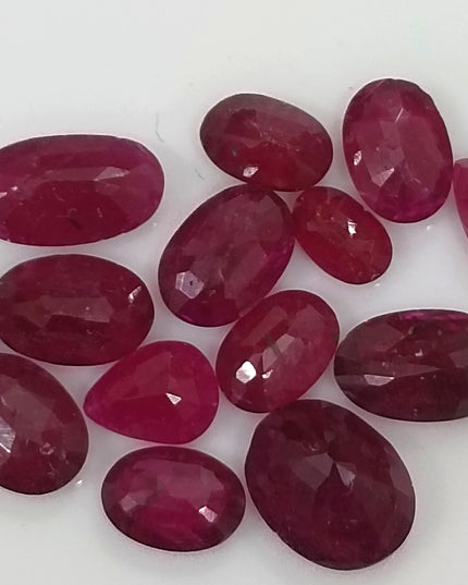 10.70ct Ruby Parcel, Natural Untreated Gemstones