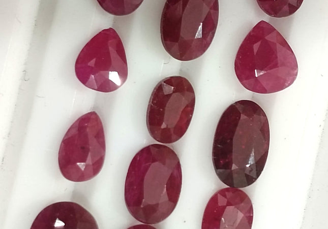 10.70ct Ruby Parcel, Natural Untreated Gemstones