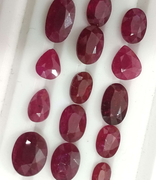 10.70ct Natural Untreated Ruby Parcel.