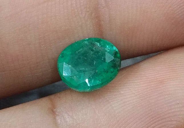 GSI Certified 2.38ct Zambian Emerald, Natural Loose Gemstone