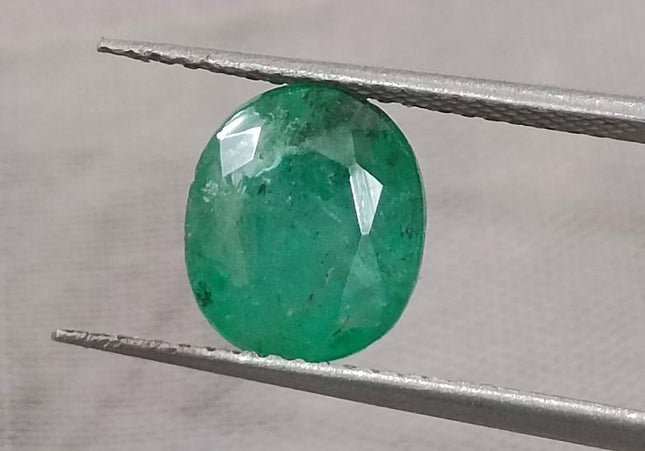 GSI Certified 2.38ct Zambian Emerald, Natural Loose Gemstone