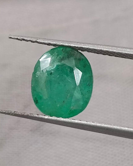 GSI Certified 2.38ct Zambian Emerald, Natural Loose Gemstone