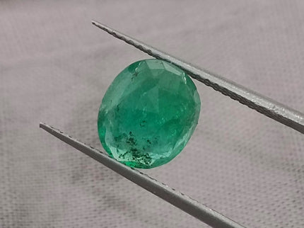Zambian Emerald 2.38ct Certified Deep Green Natural Loose Gemstone