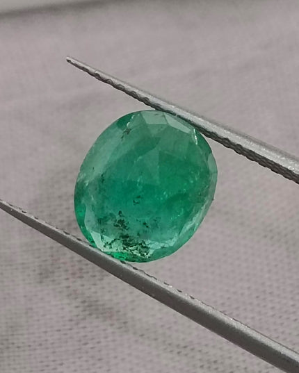 GSI Certified 2.38ct Zambian Emerald, Natural Loose Gemstone
