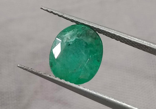 GSI Certified 2.38ct Zambian Emerald, Natural Loose Gemstone