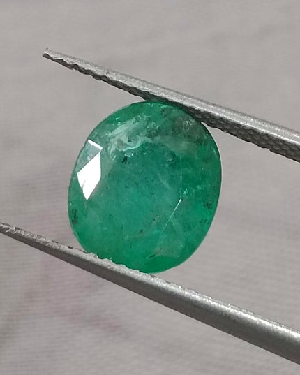 GSI Certified 2.38ct Zambian Emerald, Natural Loose Gemstone