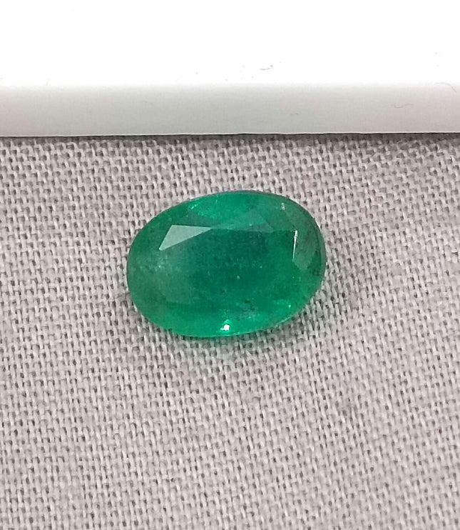 Certified 2.39ct Natural Zambian Emerald.