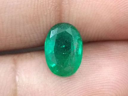 Certified 2.39ct Natural Zambian Emerald.