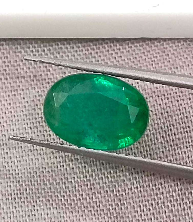 Certified 2.39ct Natural Zambian Emerald.