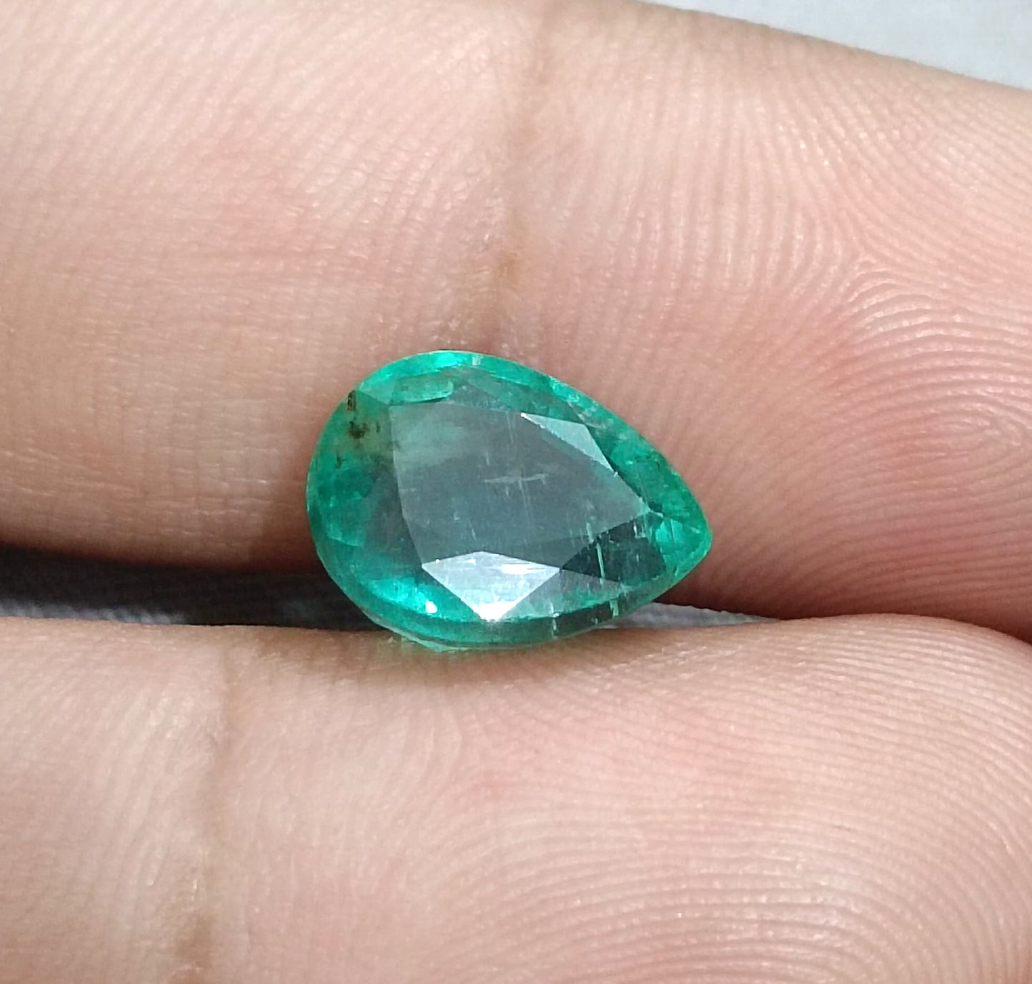 GSI Certified 4.19ct Medium Deep Zambian Emerald, 100% Natural Earth Mined Gemstone