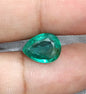 GSI Certified 4.19ct Medium Deep Zambian Emerald, 100% Natural Earth Mined Gemstone