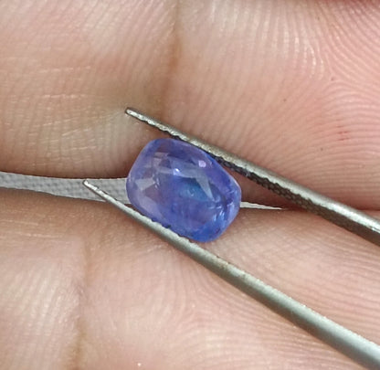 GSI Certified 1.68ct Blue Ceylon Sapphire, 100% Natural Untreated Gemstone