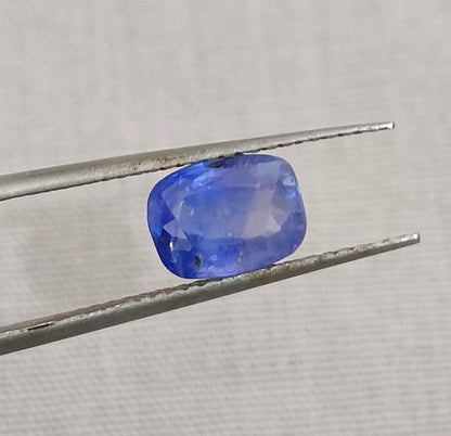 GSI Certified 1.68ct Blue Ceylon Sapphire, 100% Natural Untreated Gemstone