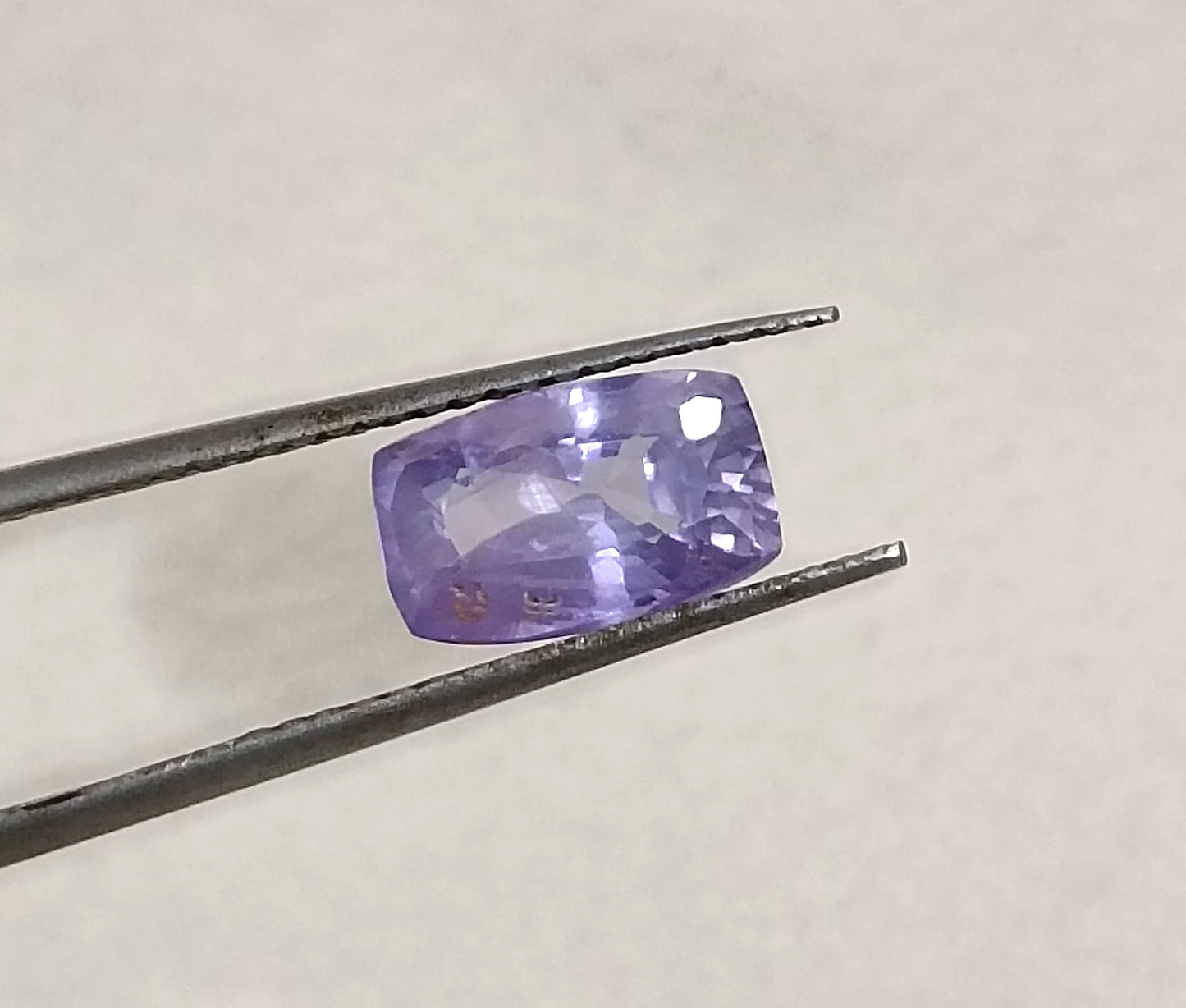 GSI Certified 1.73ct Purplısh Blue Ceylon Sapphire, 100% Natural Untreated Gemstone