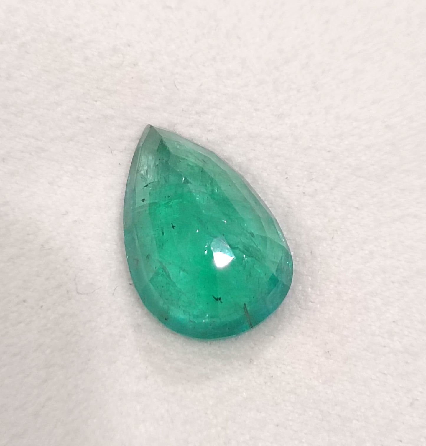 GSI Certified 13.47ct Medium Deep Golden Green Swat Emerald, 100% Natural Gemstone