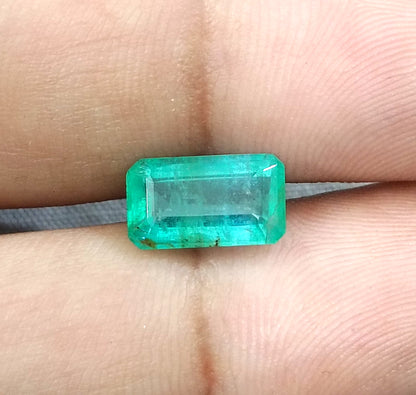 2.63ct Zambian Emerald, 100% Natural Gemstone