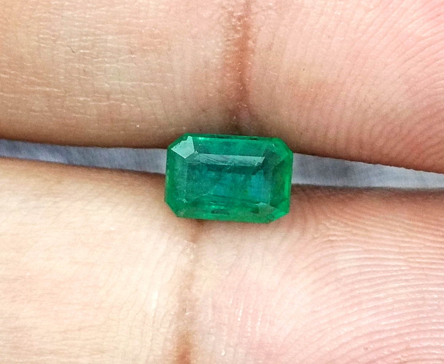 1.33ct Medium Deep Green Panjshir Emerald, 100% Natural Gemstone