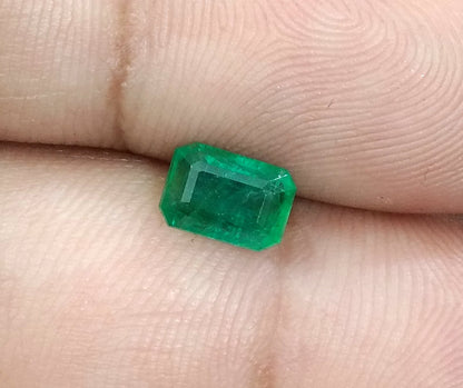 1.33ct Medium Deep Green Panjshir Emerald, 100% Natural Gemstone