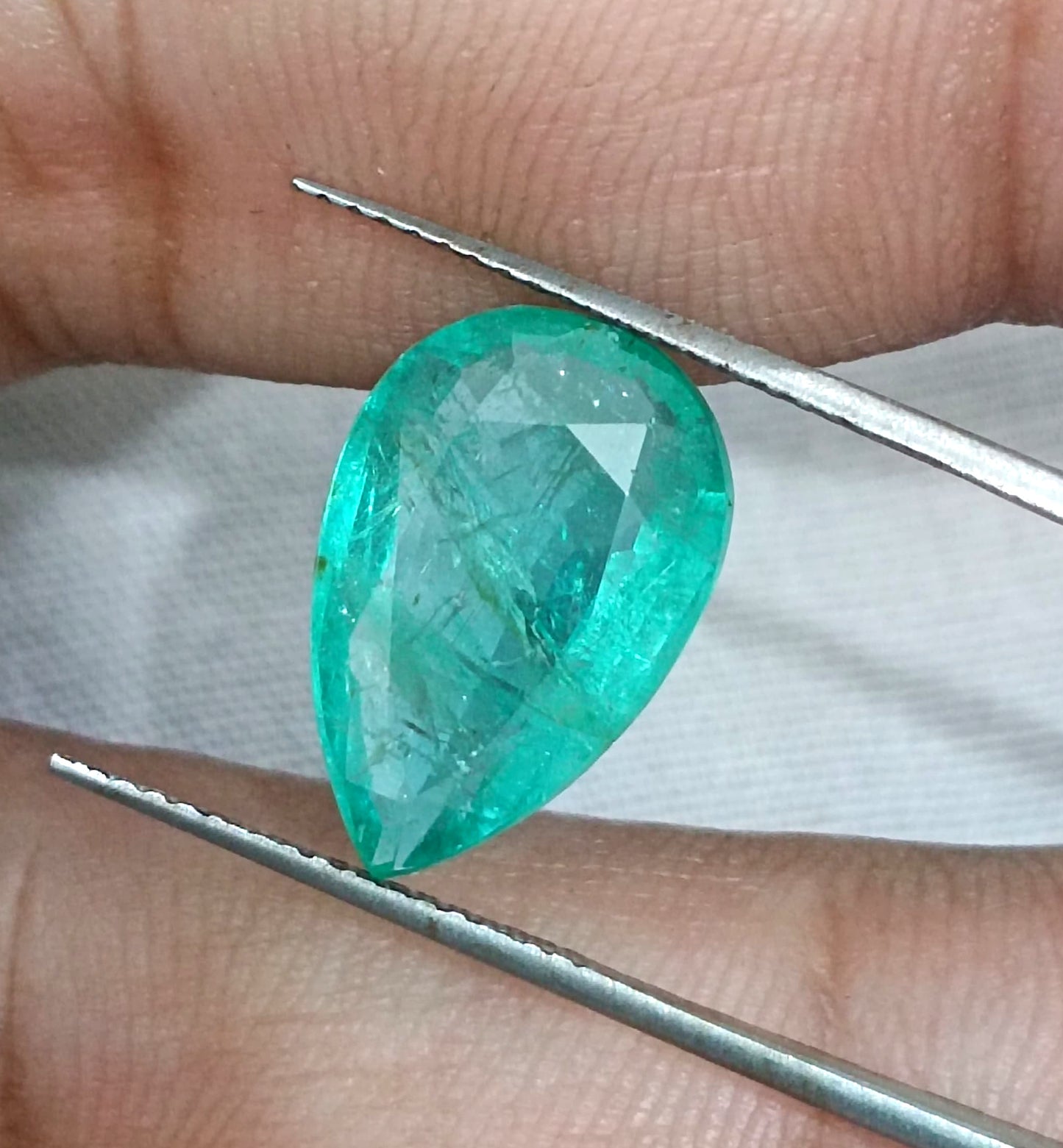 4.76 Medium Green Zambian Emerald, 100% Natural Earth Mined Gemstone