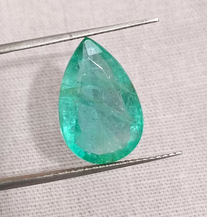 4.76 Medium Green Zambian Emerald, 100% Natural Earth Mined Gemstone