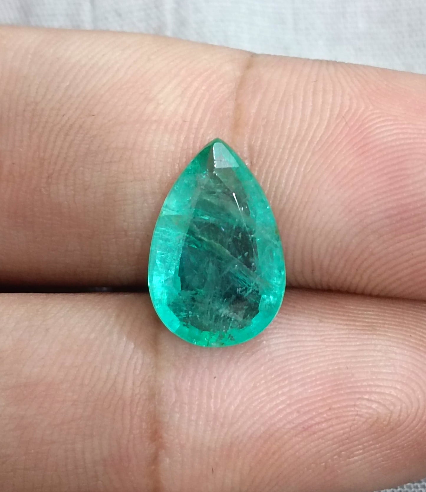 4.76 Medium Green Zambian Emerald, 100% Natural Earth Mined Gemstone