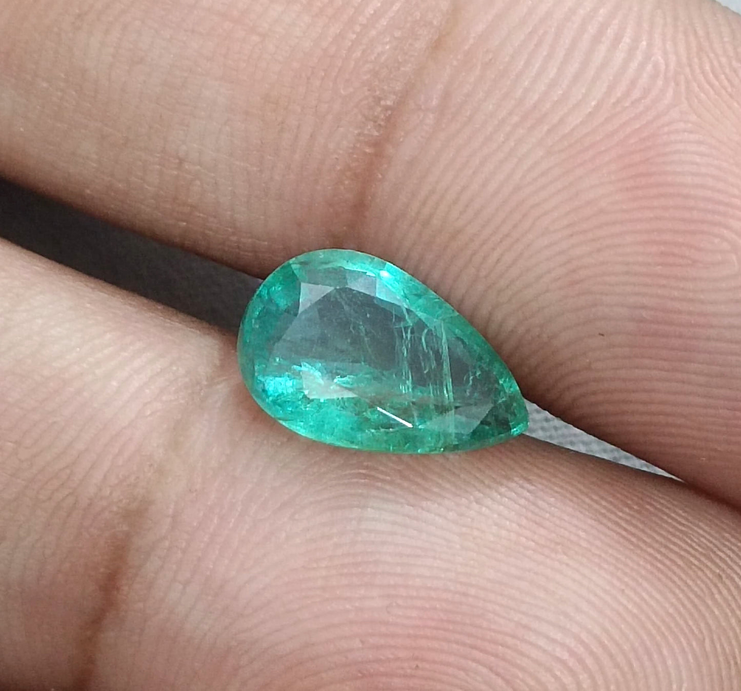 2.63ct Medium Deep Green Zambian Emerald, 100% Natural Earth Mined Gemstone