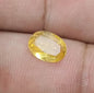 GSI Certified 2.58ct Yellow Ceylon Sapphire, 100% Natural Untreated Gemstone