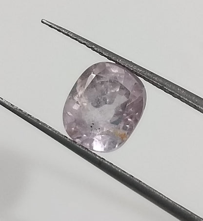 GSI Certified 2.26 Pink Ceylon Sapphire, 100% Natural Earth Mined Gemstone