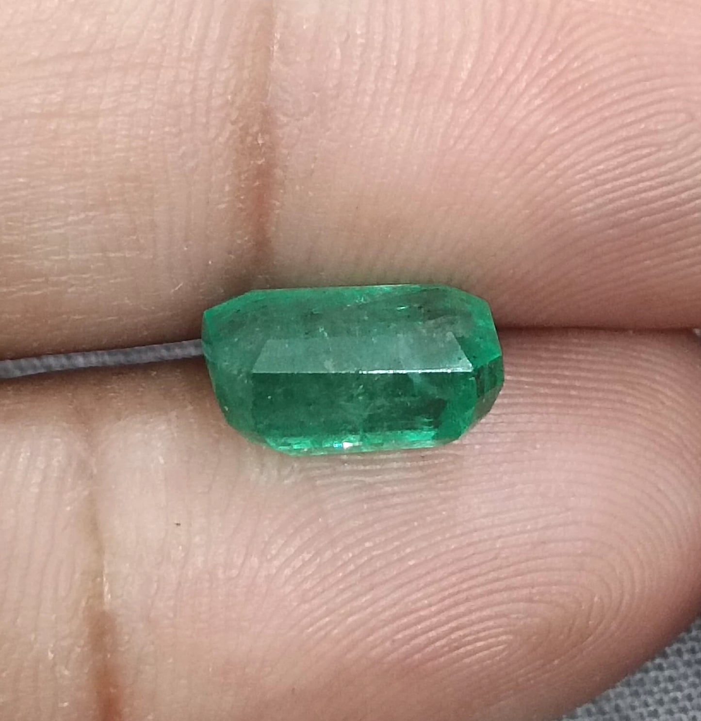 GSI Cerified 3.46ct Zambian Emerald, 100% Natural Gemstone