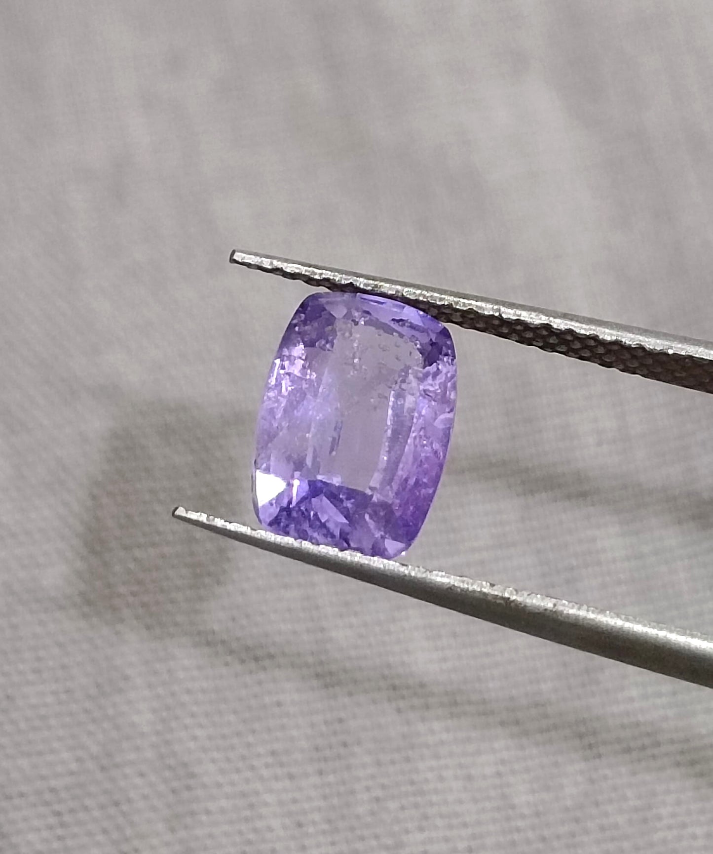 GSI Certified 2.10ct Purplish Blue Sapphire, 100% Natural Untreated Gemstone