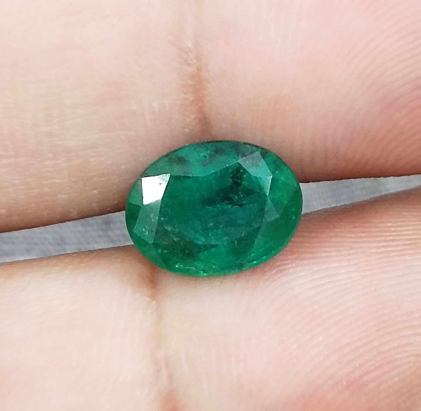 GSI Certified 2.80ct Deep Green Emerald, 100% Natural Gemstone