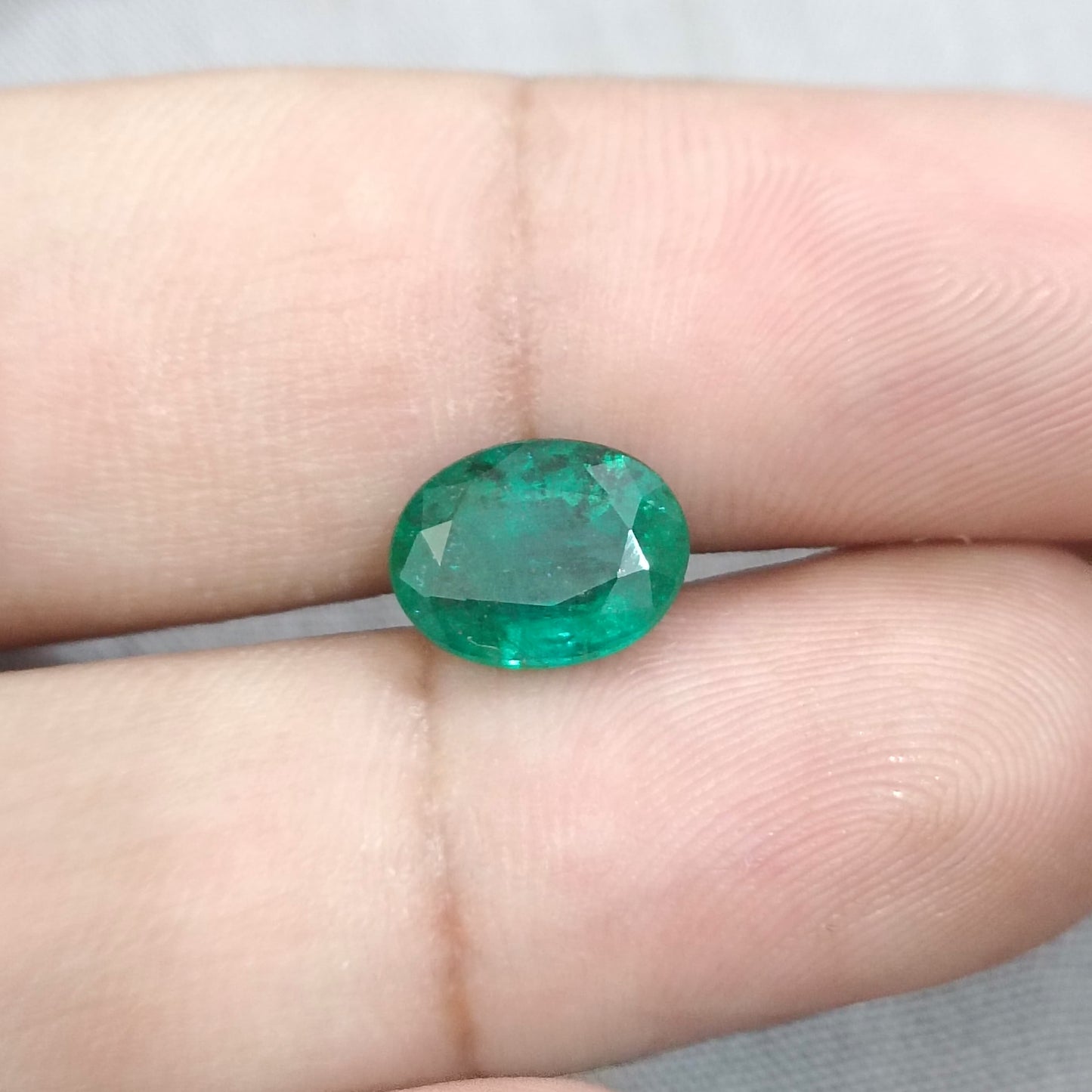 GSI Certified 2.80ct Deep Green Emerald, 100% Natural Gemstone