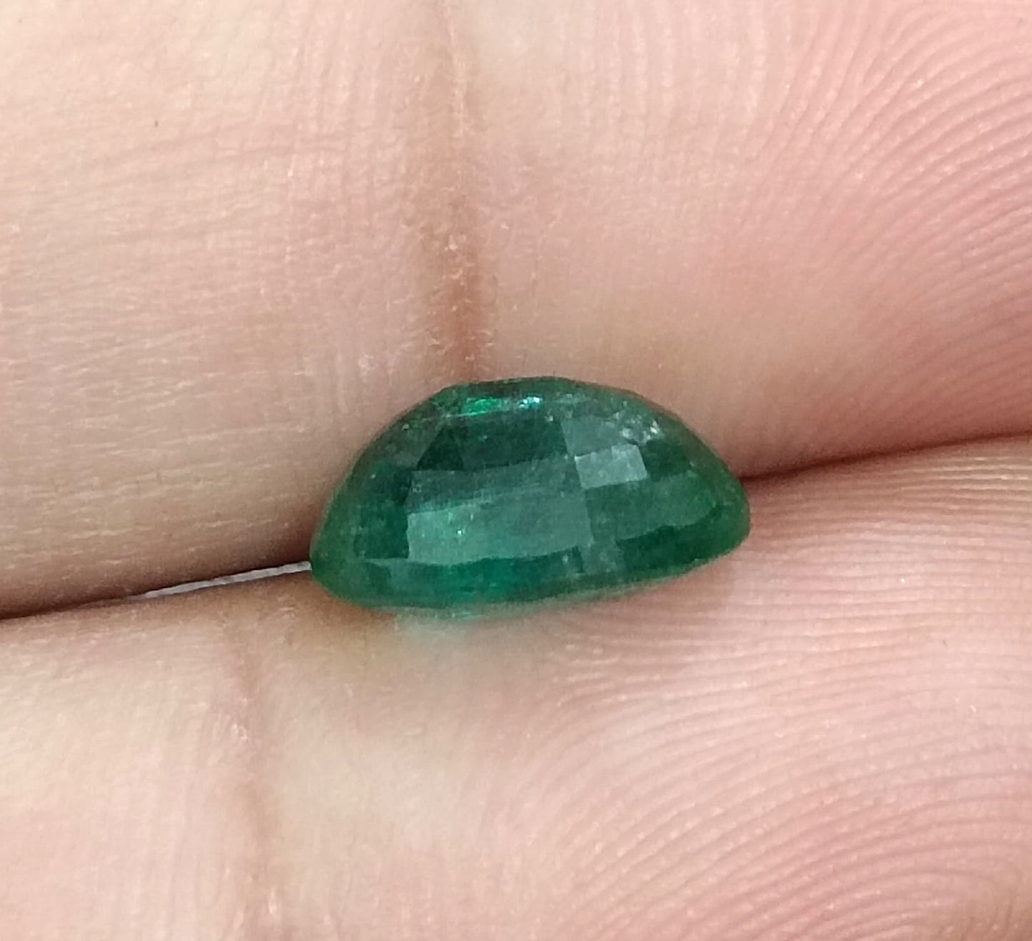 GSI Certified 2.80ct Deep Green Emerald, 100% Natural Gemstone