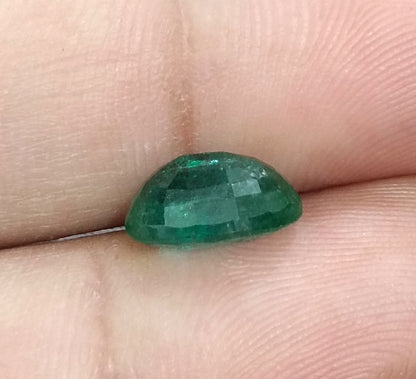 GSI Certified 2.80ct Deep Green Emerald, 100% Natural Gemstone