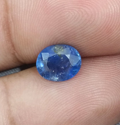 GSI Certified 2.27ct Blue Ceylon Sapphire, 100% Natural Gemstone