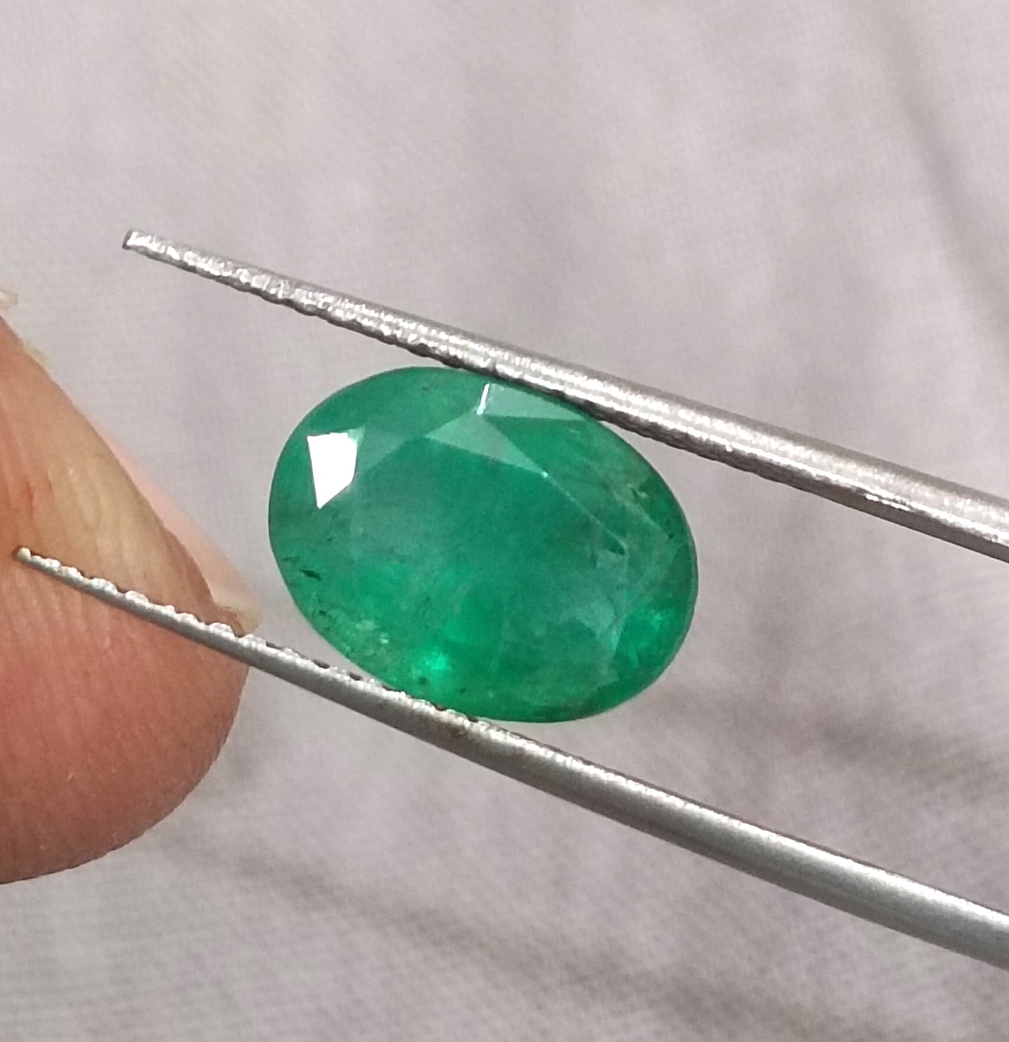 GSI Certified 2.79ct Zambian Emerald, 100% Natural Gemstone