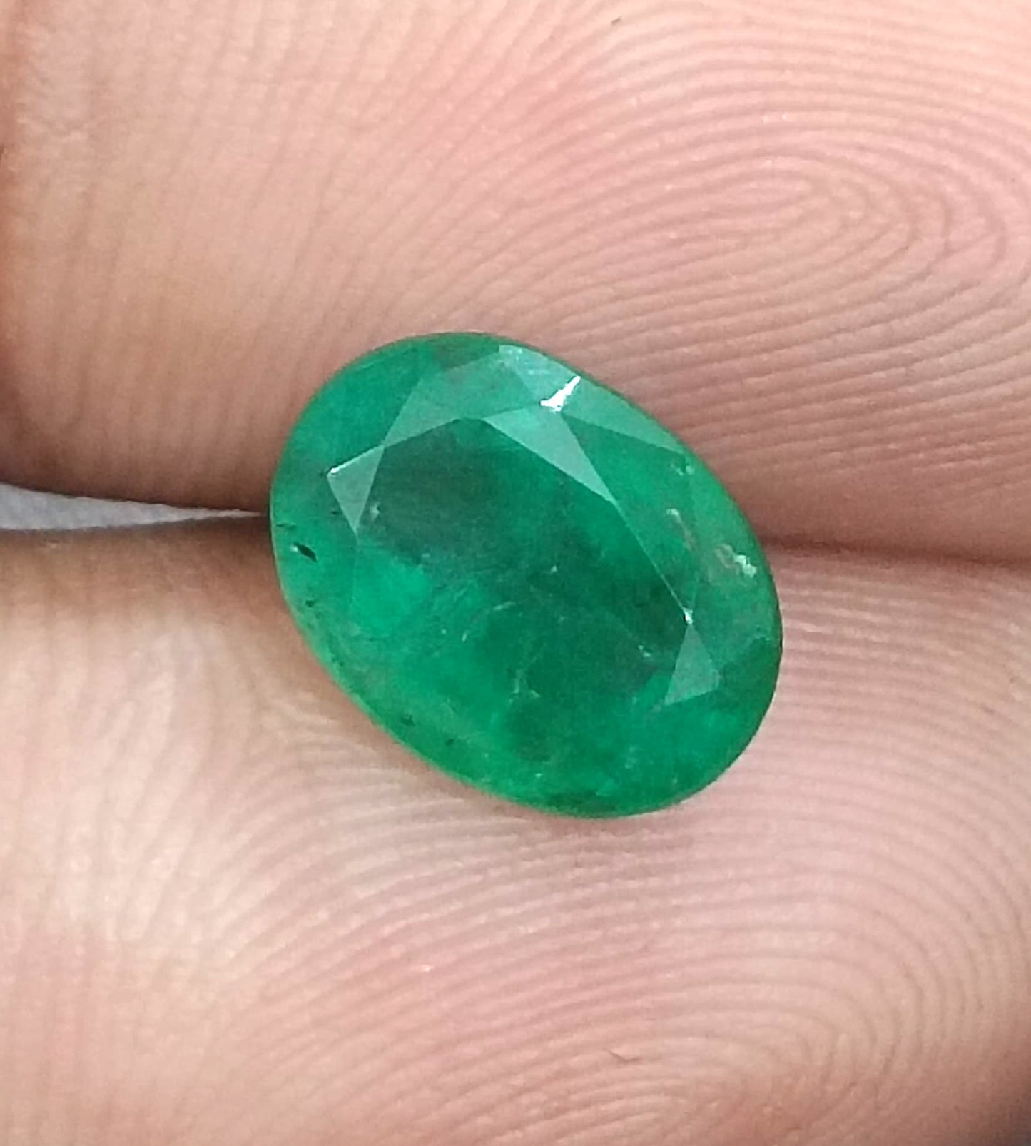 GSI Certified 2.79ct Zambian Emerald, 100% Natural Gemstone