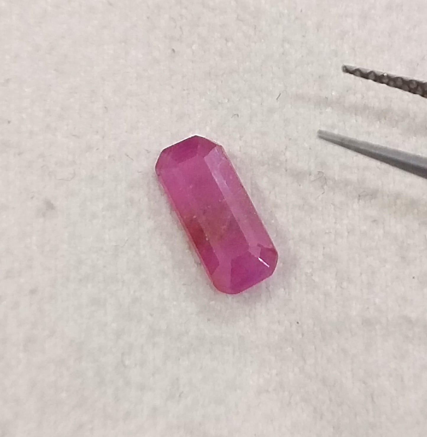 GSI Certified 1.38ct Mozambique Ruby, 100% Untreated  Gemstone