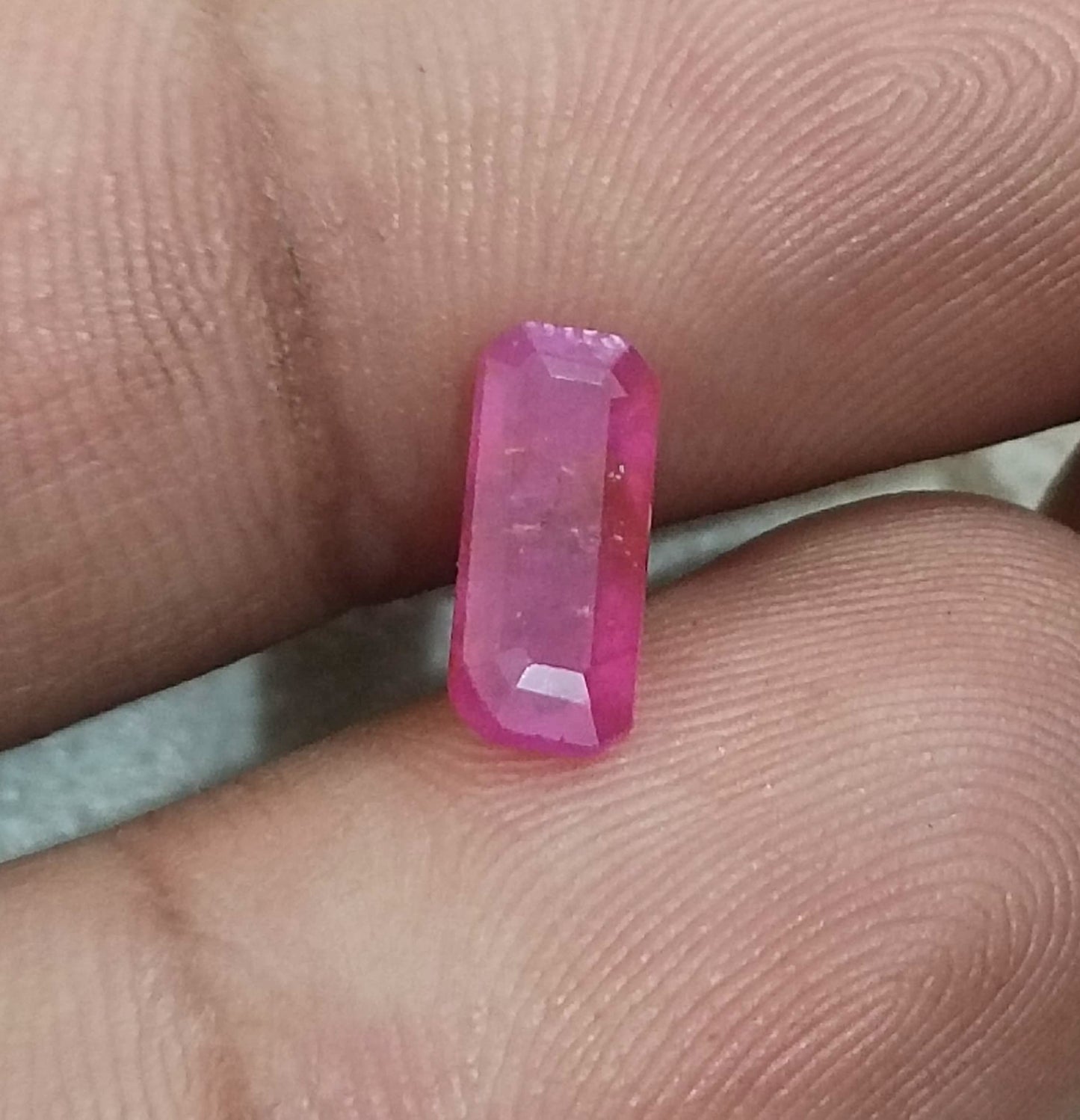 GSI Certified 1.38ct Mozambique Ruby, 100% Untreated  Gemstone